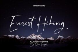 Everest Hiking Demo Font