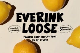 Everink Loose – Personal Use Font