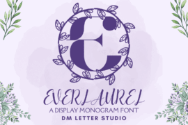 Everlaurel Monogram Font