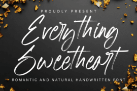 Everything Sweetheart Font