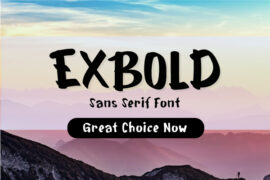 Exbold Font
