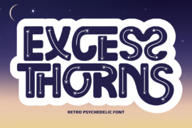 Excess Thorns Demo Font