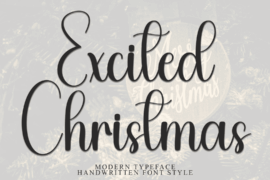 Excited Christmas Font