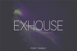 Exhouse Font