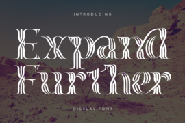 Expand Further Demo Font