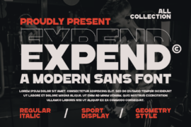 EXPEND Font Family