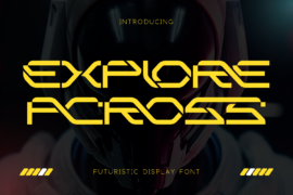 EXPLORE ACROSS DEMO Font