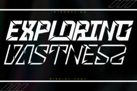 Exploring Vastness Demo Font Family