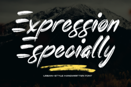 Expression Especially Demo Font