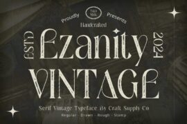 Ezanity Vintage Demo Font