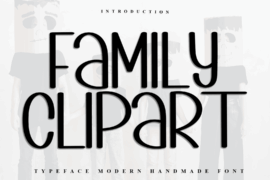 Family Clipart Font