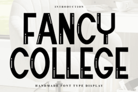 Fancy College Font