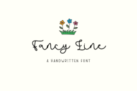 Fancy Line Font