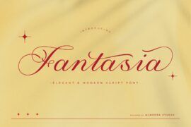 Fantasia Script DEMO Font