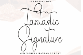 Fantastic Signature Font