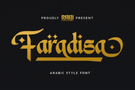 Faradisa Demo Font