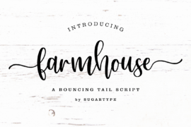 Farmhouse Sign Font