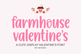 Farmhouse Valentine’s Font