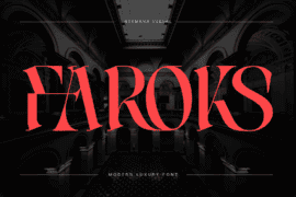 Faroks Modern Demo Font