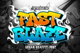 FAST BLAZE Font