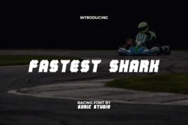 Fastest Shark Demo Font