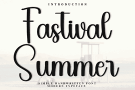 Fastival Summer Font