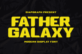 Father Galaxy Font