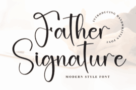 Father Signature Font