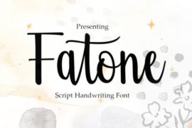 Fatone Regular Font