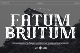 FATUMBRUTUM Font