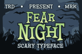 Fear Night Font