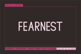 Fearnest Font