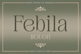 Febila Rough Demo Font