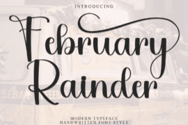 February Rainder Font