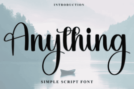 Feel Anything Font