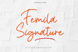 Femila Signature Font