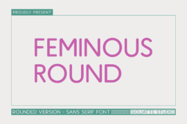 Feminous Round Font