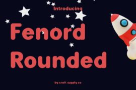 Fenord Rounded Demo Font