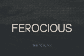 Ferocious Font