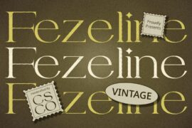 Fezeline Vintage Demo Font