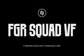 FGR SQUAD VF DEMO Font