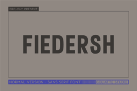 Fiedersh Font