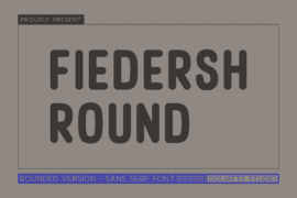 Fiedersh Round Font