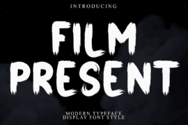 Film Present Font