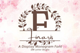 Finaris Split Monogram Font