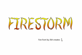 Firestorm Font