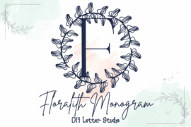 Floralith Monogram Font