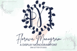 Florava Monogram Font