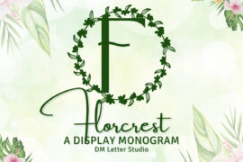Florcrest Monogram Font
