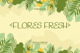 Flores Fresh Demo Font